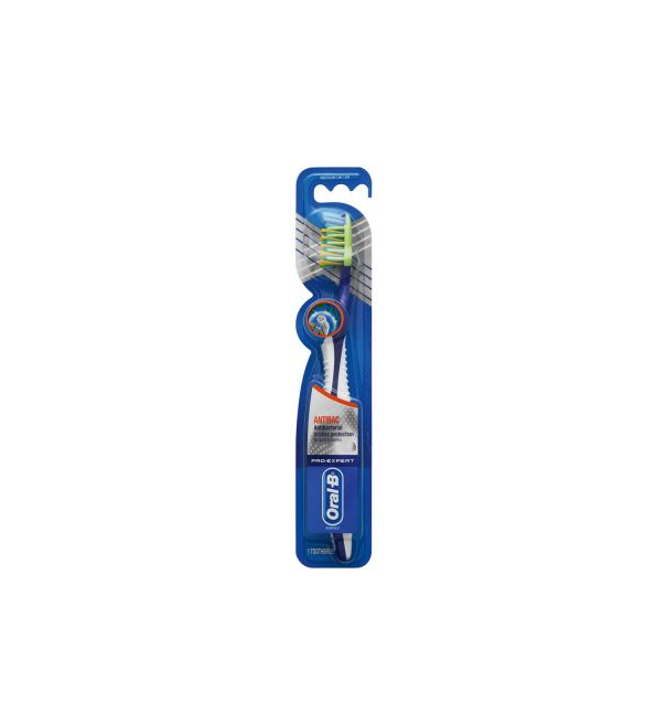 Oral-B Brosse à Dents Pro Expert Anti-bac 40m - Parapharmacie - Medical ...